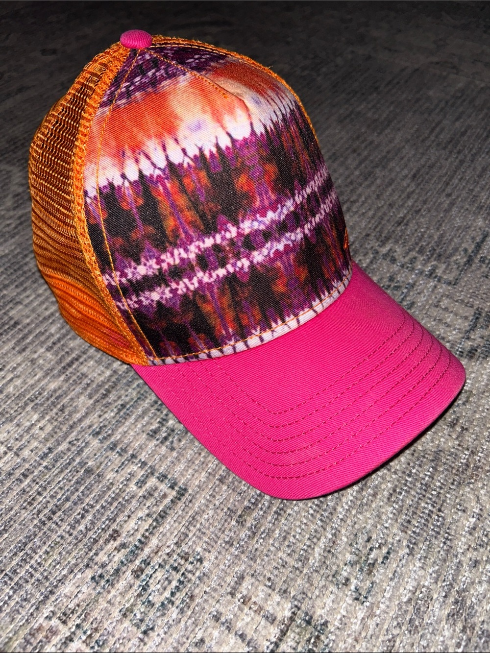 Prana Trucker Hat Pink Orange - Picture 5 of 9